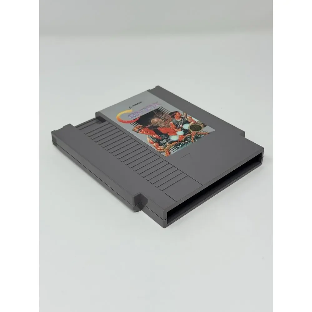 Contra Nintendo NES Cartridge With Manual Tested Authentic